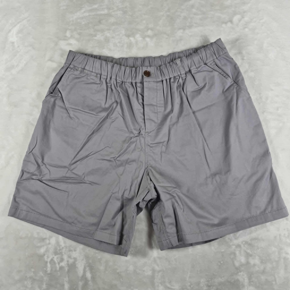 Woof Clothing Chino Shorts Men's Large Gray Lined 7" Inseam Casual Comfort